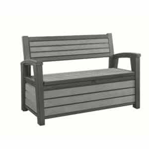 Keter Hudson 227L Storage Bench Duotech in Grey