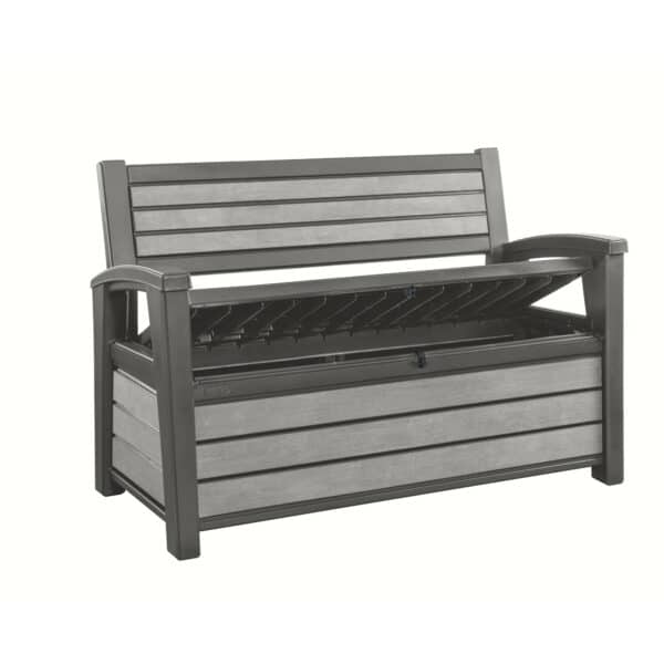 Keter Hudson 227L Storage Bench Duotech in Grey