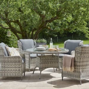 Norfolk Leisure Wroxham Garden 4 Seat Dining Set