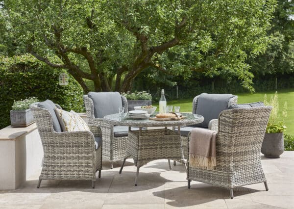 Norfolk Leisure Wroxham Garden 4 Seat Dining Set