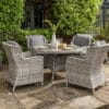 Norfolk Leisure Wroxham Garden 4 Seat Dining Set