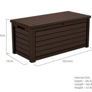 Keter 625L Hingham Storage Box