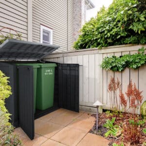 Keter Hideaway 1200L Storage Shed in Anthracite and Grey