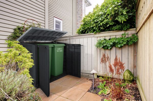 Keter Hideaway 1200L Storage Shed in Anthracite and Grey