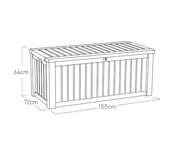 Keter 570L Rockwood Storage Box