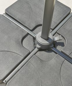 Norfolk Leisure Royce 100kg Plastic Covered Concrete 4 Part Base
