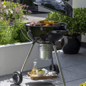 Norfolk Grills Corus Charcoal Wheeled Kettle BBQ with Lid