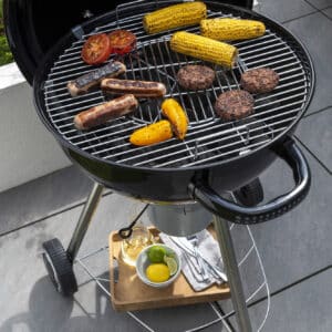 Norfolk Grills Corus Charcoal Wheeled Kettle BBQ with Lid