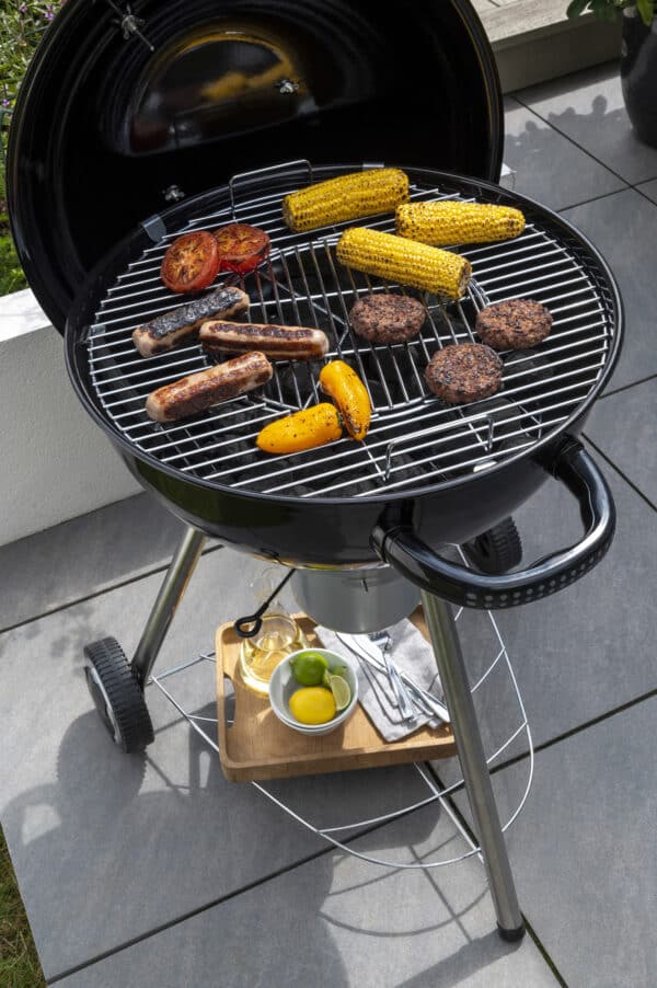 Norfolk Grills Corus Charcoal Wheeled Kettle BBQ with Lid