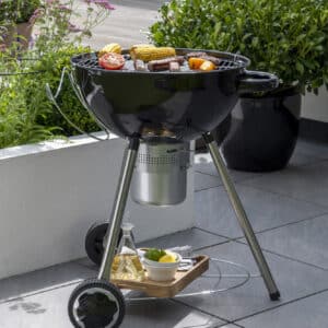 Norfolk Grills Corus Charcoal Wheeled Kettle BBQ with Lid