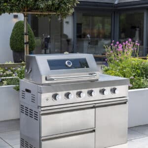 Norfolk Grills Absolute Outdoor Kitchen 4 Burner Gas BBQ With Side Burner