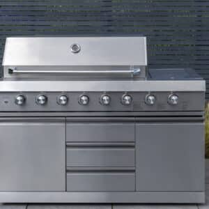 Norfolk Grills Absolute Outdoor Kitchen 6 Burner Gas BBQ With Side Burner