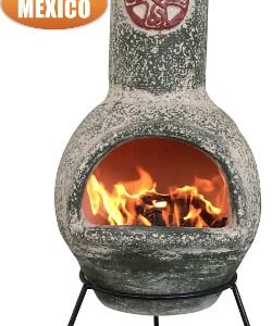 Cruz Mexican Chiminea - Green (Large)