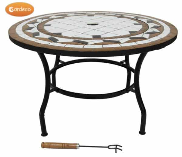 Calenta Mosaic Fire Bowl Table