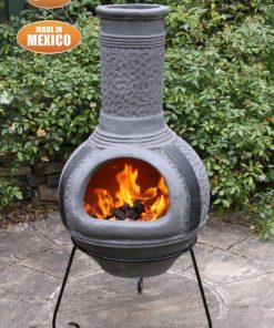 Linea Mexican Chimenea in Grey (Extra Large)