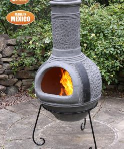 Linea Mexican Chimenea in Grey (Extra Large)