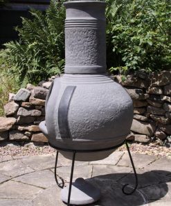 Linea Mexican Chimenea in Grey (Extra Large)