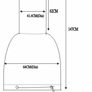 Extra Large / Jumbo Chiminea Cover