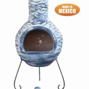 Olas Mexican Chiminea - Bluey Grey (Extra Large)