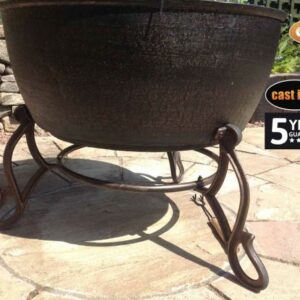 Meredir XL cast iron fire bowl