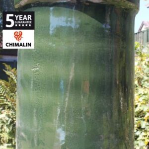 Asteria XL Chimalin AFC Chimenea in glazed green