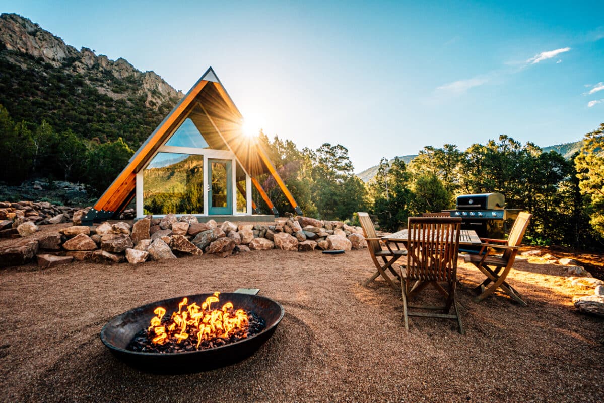 stunning firepit location