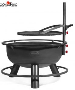 Cook King Bandito 80cm Fire Bowl with Adjustable Grill Plate