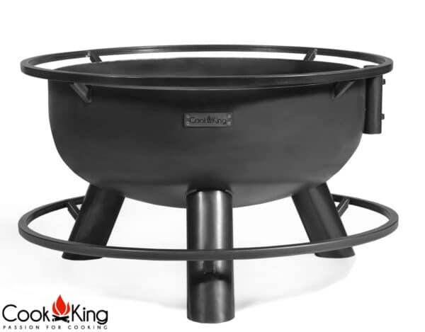 Cook King Bandito 80cm Fire Bowl with Adjustable Grill Plate