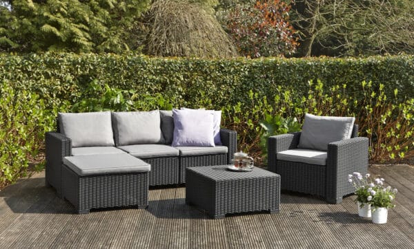 Keter Moorea Outdoor Garden Chaise Set