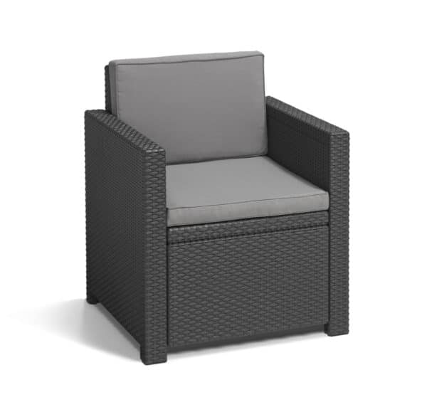 Keter Armona 4 Seat Outdoor Sofa Set in Grey