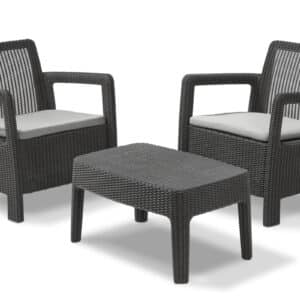 Keter Tarifa 2 Seats Balcony Set in Grey