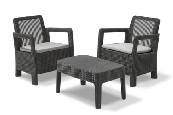 Keter Tarifa 2 Seats Balcony Set in Grey