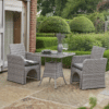 Norfolk Leisure Morston 2/4 Seat Dining Set in Grey