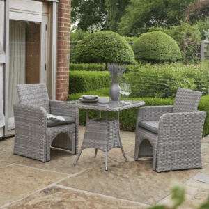 Norfolk Leisure Morston 2/4 Seat Dining Set in Grey