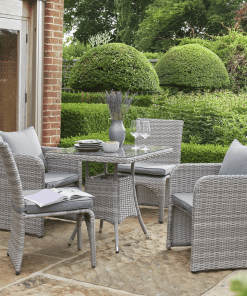 Norfolk Leisure Morston 2/4 Seat Dining Set in Grey