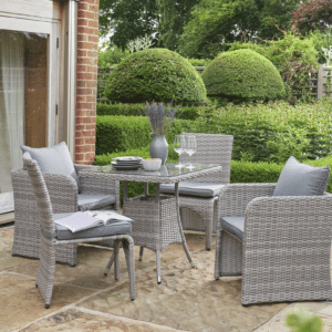 Norfolk Leisure Morston 2/4 Seat Dining Set in Grey