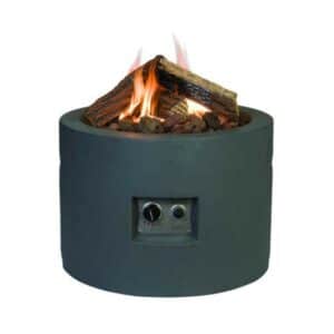 Happy Cocooning Round Cocoon Fire Pit in Dark Grey