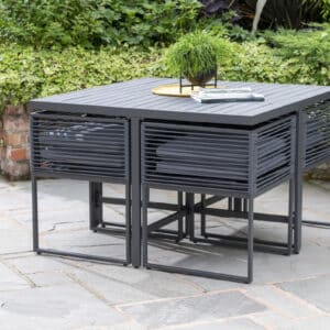 Norfolk Leisure Sheringham 4 Seater Cube Outdoor Dining Set