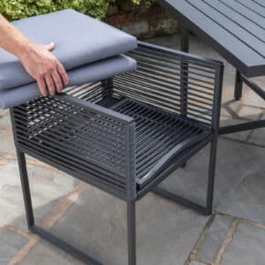 Norfolk Leisure Sheringham 4 Seater Cube Outdoor Dining Set