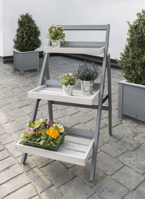 Florenity Grigio Potting Shelf in Grey