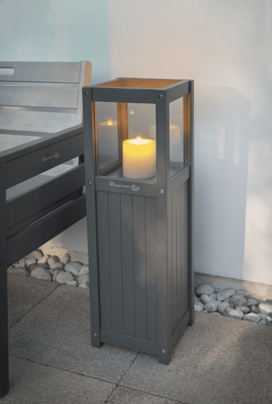 Florenity Grigio Candle Lamp