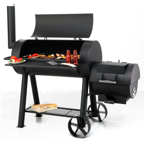 Tepro Milwaukee Premium Charcoal Offset BBQ Pit Smoker