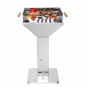 Tepro Vista Pedestal BBQ in Stainless Steel