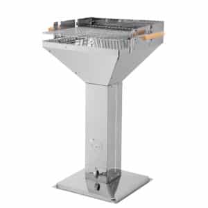 Tepro Vista Pedestal BBQ in Stainless Steel