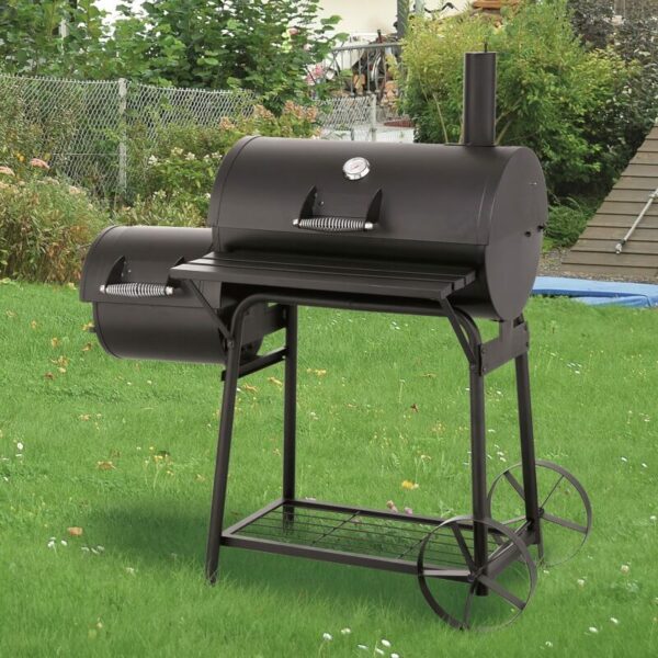 Tepro Biloxi Offset BBQ Pit Barrel Smoker