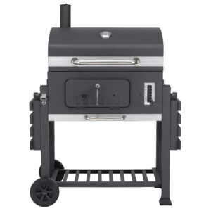 Tepro Toronto XXL Charcoal BBQ Grill Includes Two Side Tables