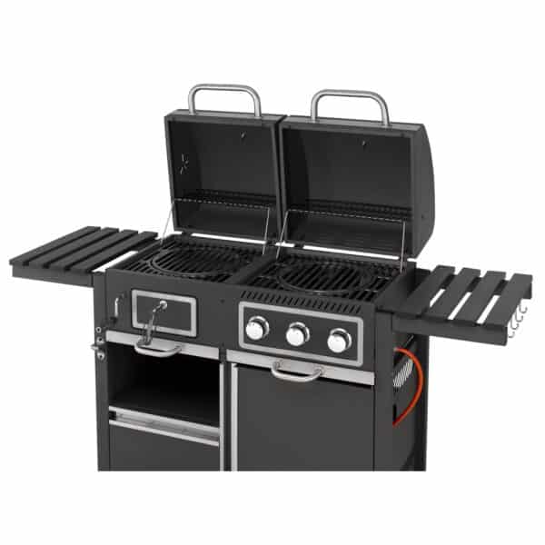 Tepro Toronto Combi Charcoal Gas BBQ