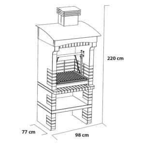 Las Pampas Wood Fired Masonry BBQ