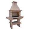 Callow Stone Masonry Barbecue BBQ With Grill and Side Tables