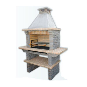 Callow Mediterrani Slate Charcoal Masonry BBQ